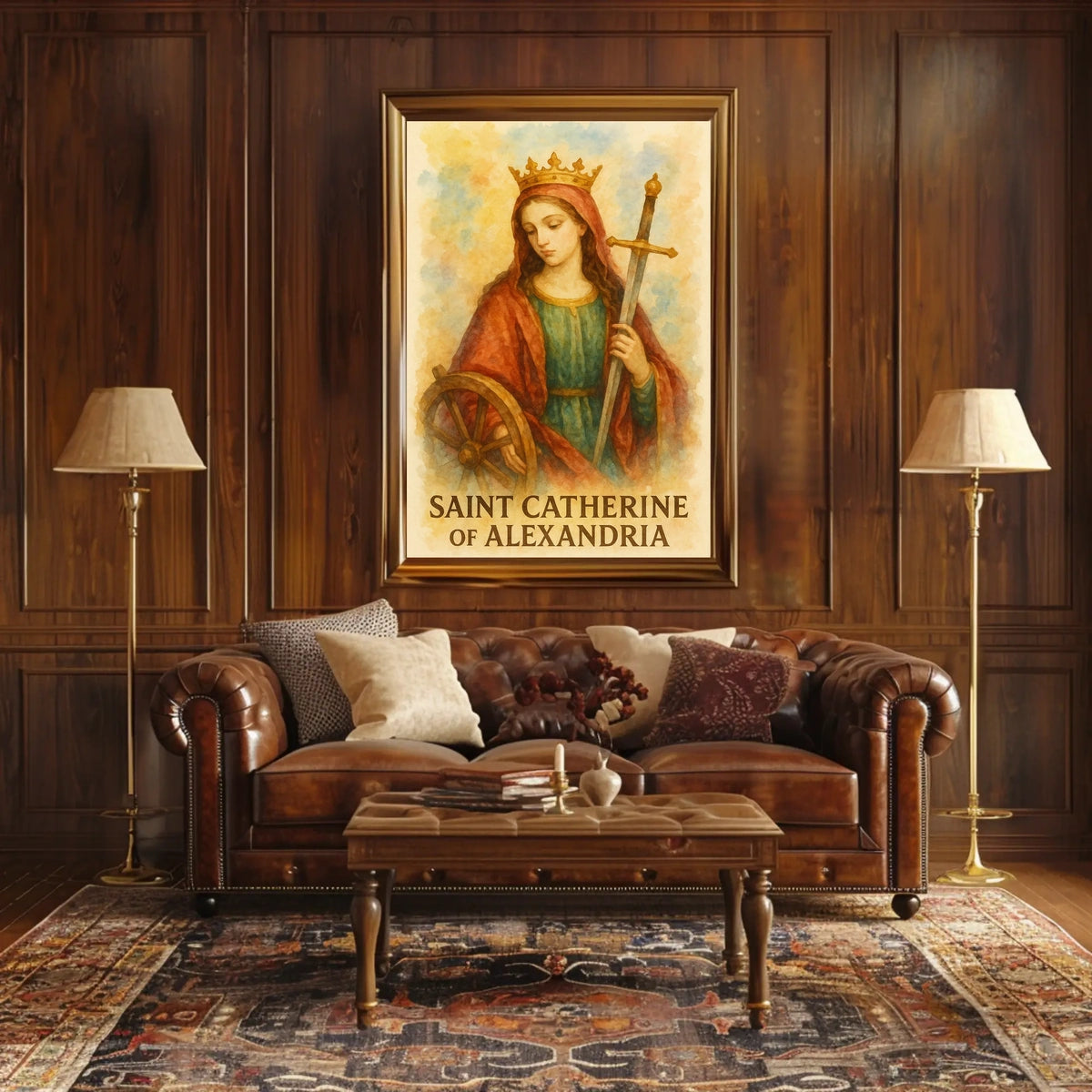 Saint Catherine of Alexandria Poster