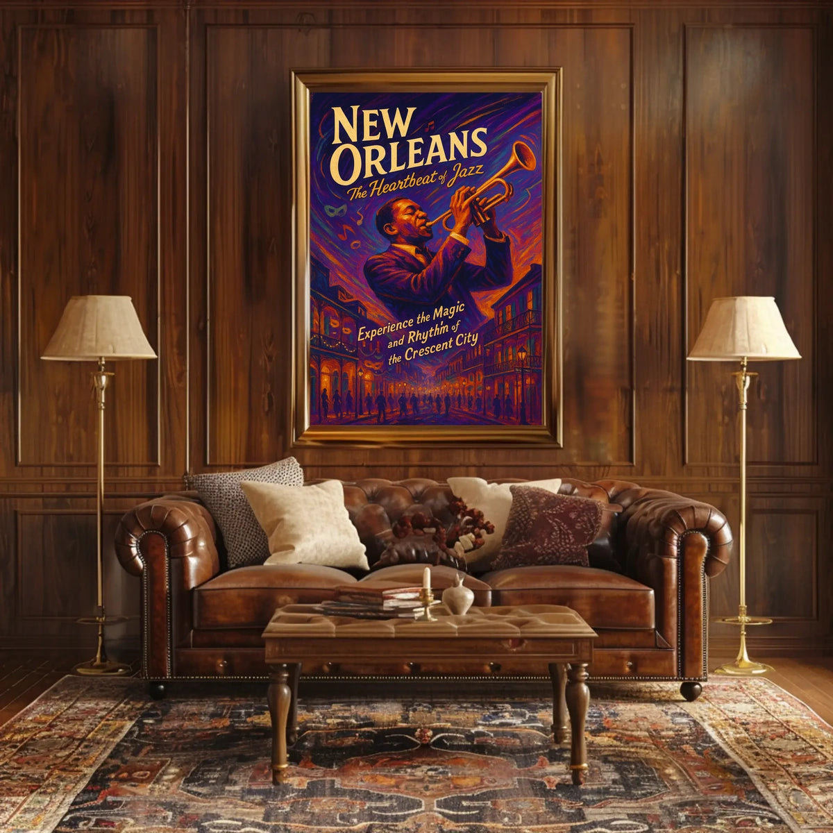 New Orleans The Heartbeat Of Jazz Poster