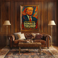Donald Trump Vanguard of Leadership Poster