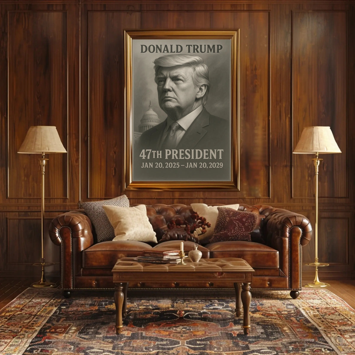 Donald Trump 47th President Poster