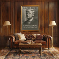 Donald Trump 47th President Poster