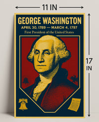 George Washington First President Poster PosterGoat