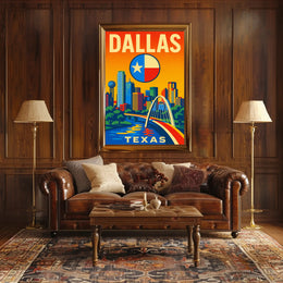 Dallas, Texas Poster PosterGoat