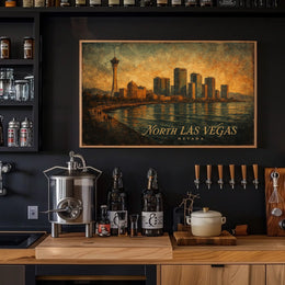 North Las Vegas Skyline Poster