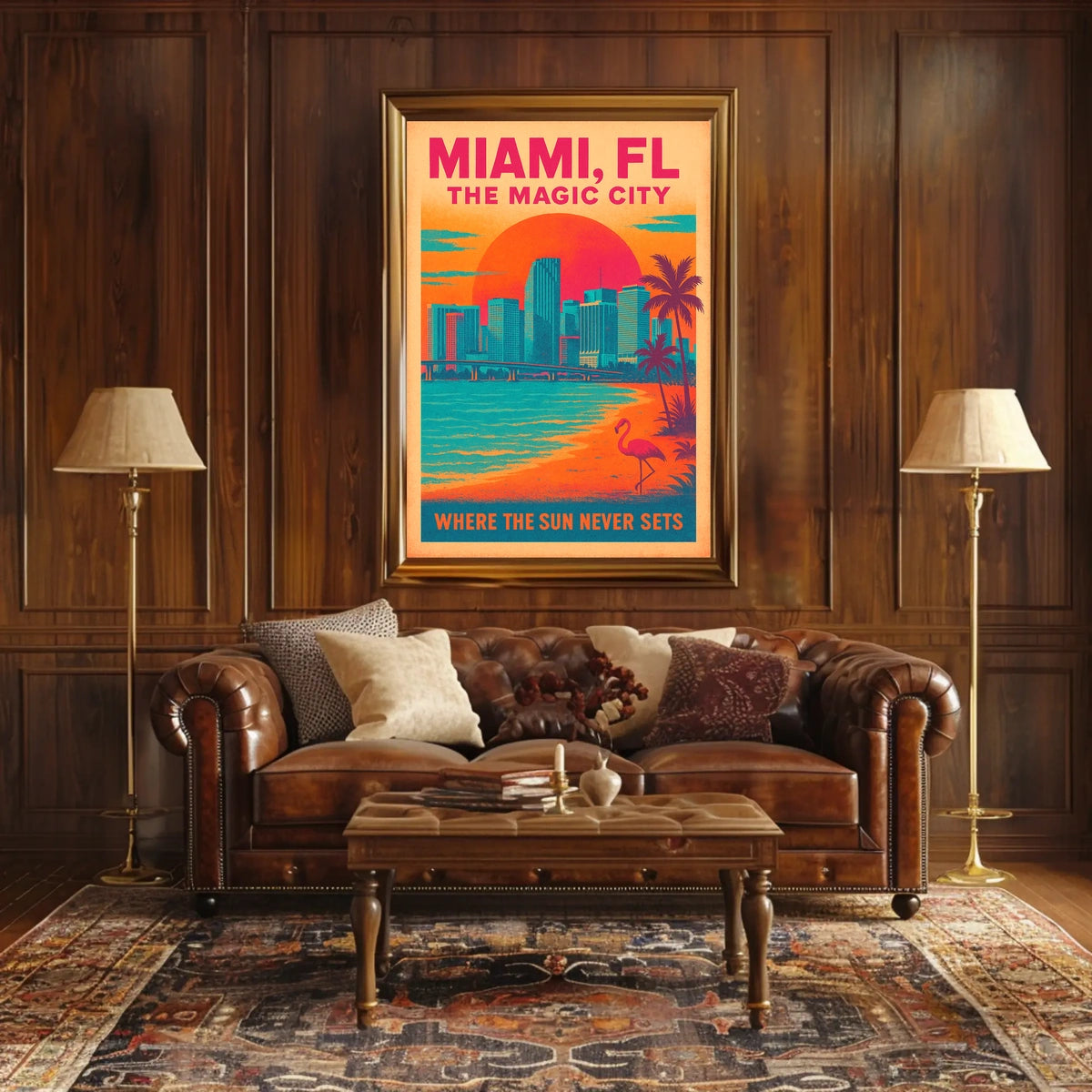 Miami, FL The Magic City Poster