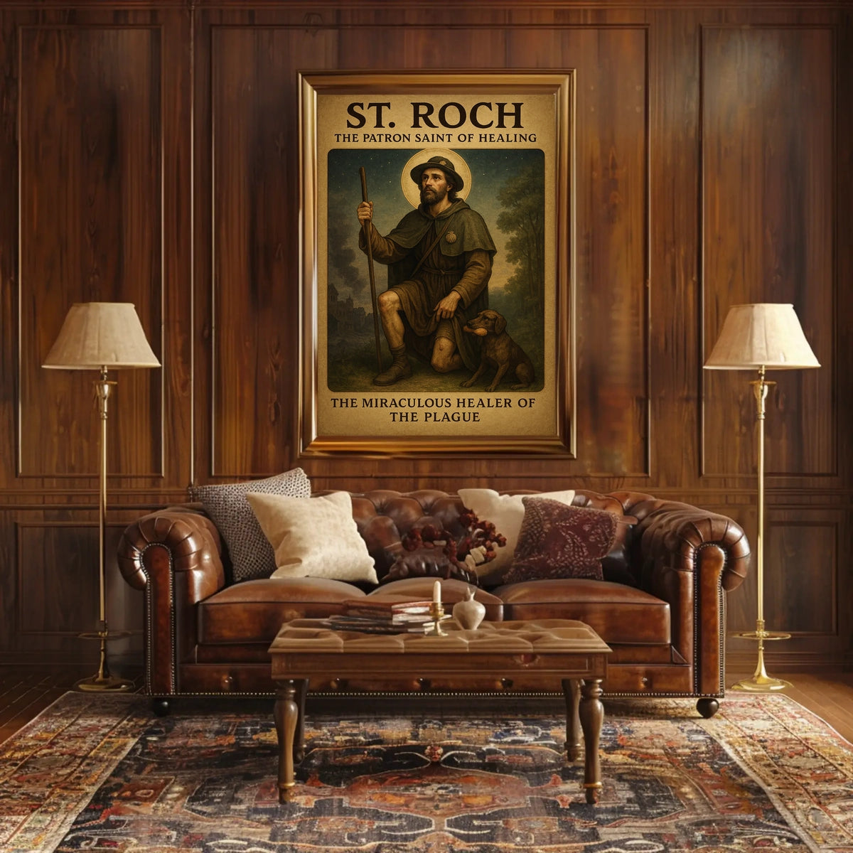 St. Roch The Patron Saint of Healing Poster