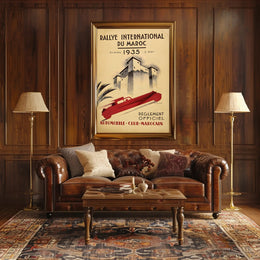 Rallye International du Maroc 1935 Poster