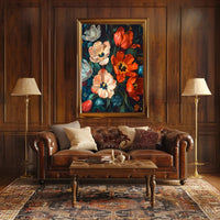 Vibrant Floral Symphony Wall Art Print