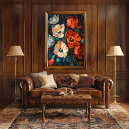 Vibrant Floral Symphony Wall Art Print