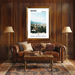 Kyrenia Mediterranean Escape Travel Poster PosterGoat