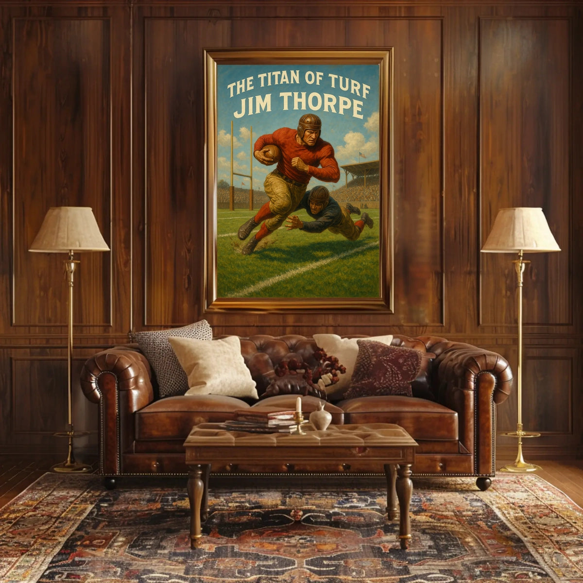 The Titan of Turf Jim Thorpe Poster