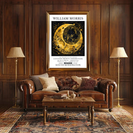 William Morris Cotton Prints Exhibition Poster