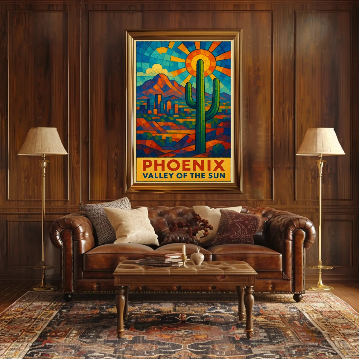 Phoenix Valley Sunscape Decor Lovers Poster