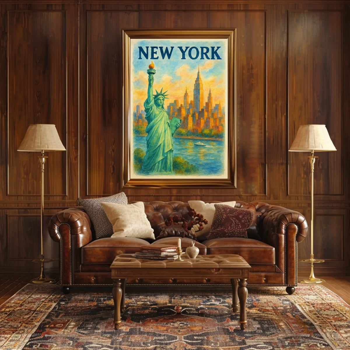 New York Cityscape Poster