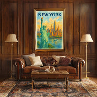 New York Cityscape Poster