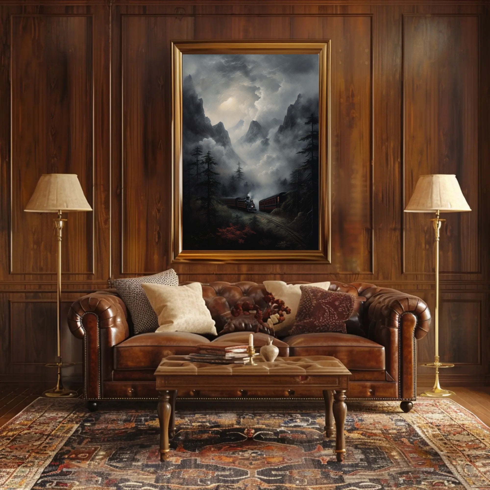 Journey Through The Misty Mountains Poster PosterGoat