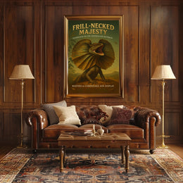 Frill-Necked Majesty Poster