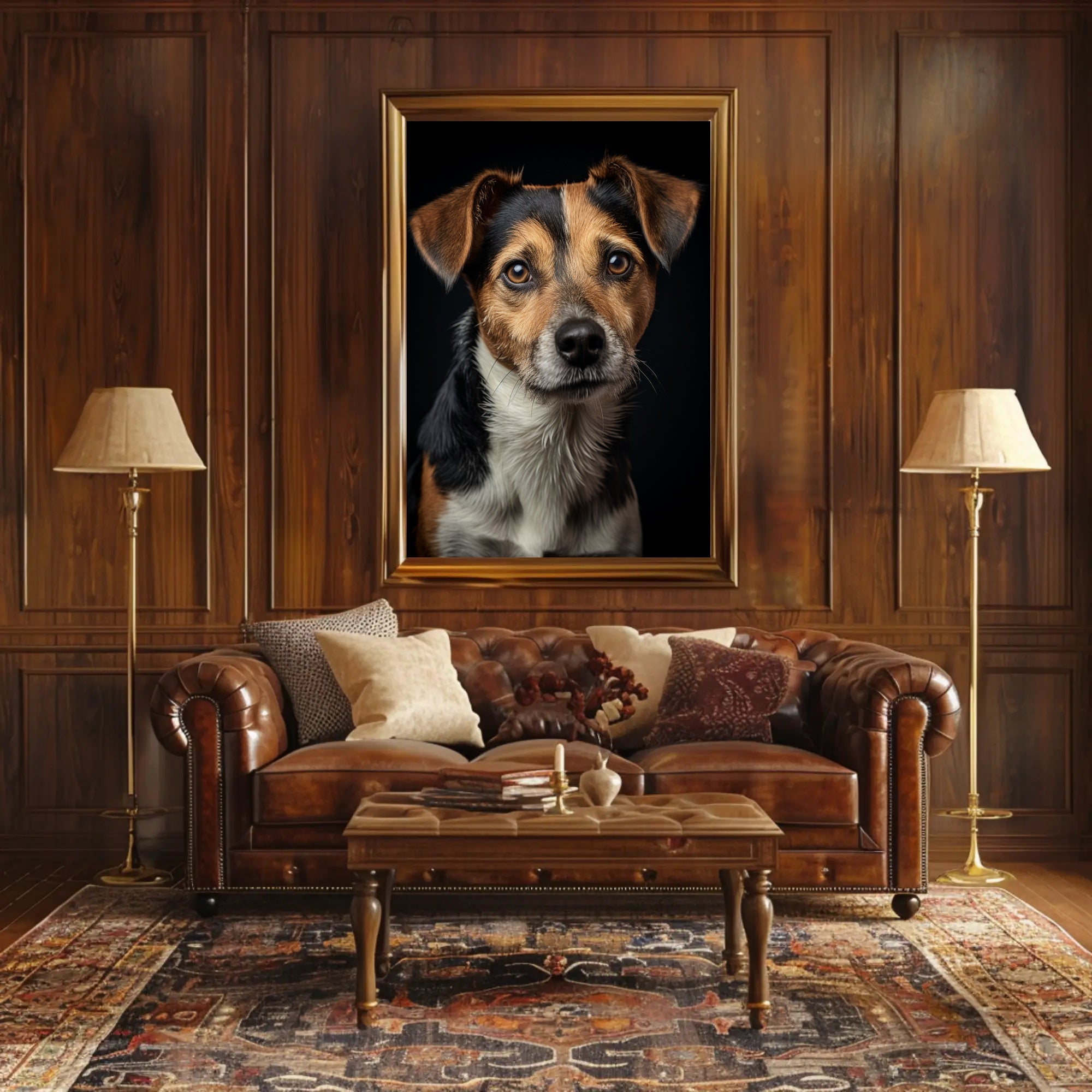 Portrait Of A Loyal Companion Poster PosterGoat