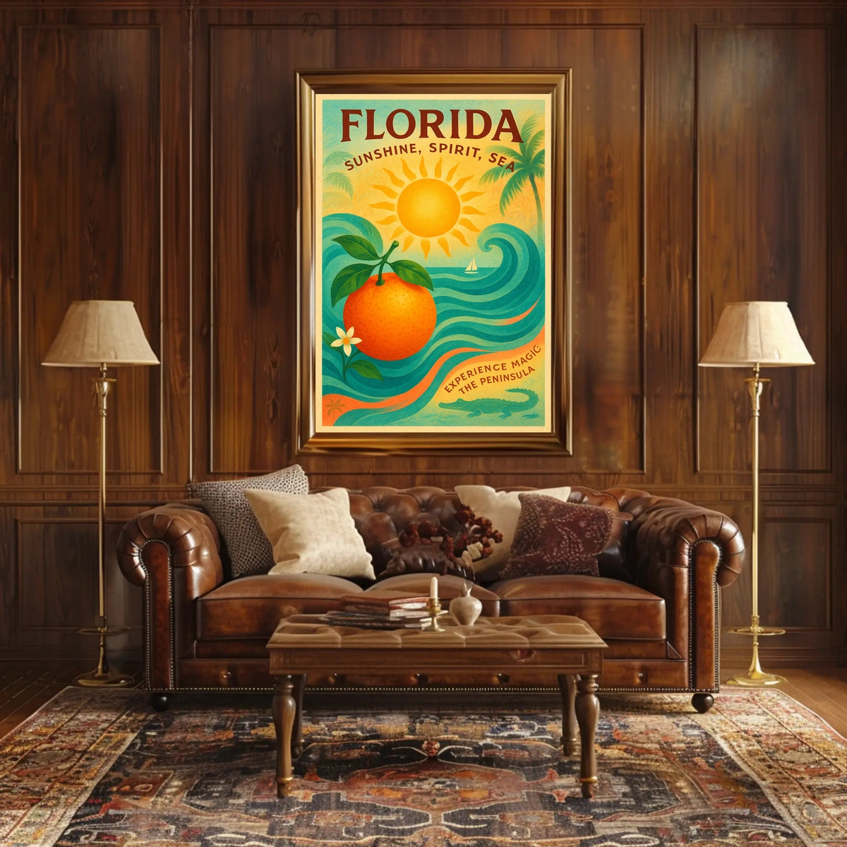 Florida Sunshine, Spirit, Sea Poster