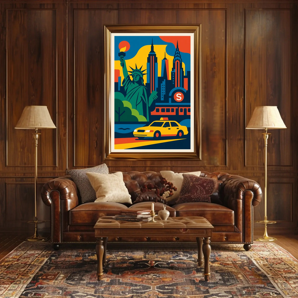Vibrant New York City Poster