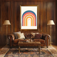 Abstract Artistic Elements Stylized Wall Art Poster
