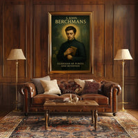 S. John Berchmans Guardian of Purity and Devotion Poster PosterGoat