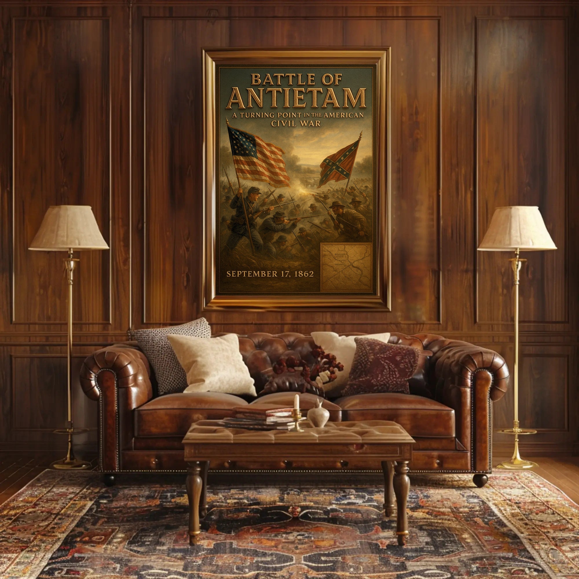 Battle of Antietam Poster PosterGoat