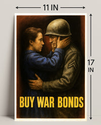 Buy War Bonds Poster PosterGoat