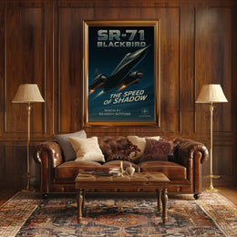 SR-71 Blackbird The Speed of Shadow Poster