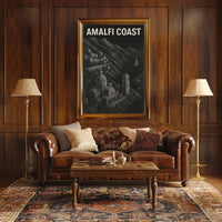 Amalfi Coast A Scenic Escape Poster