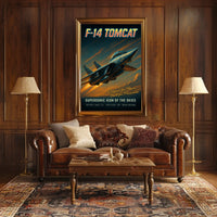 F-14 Tomcat Supersonic Icon Poster