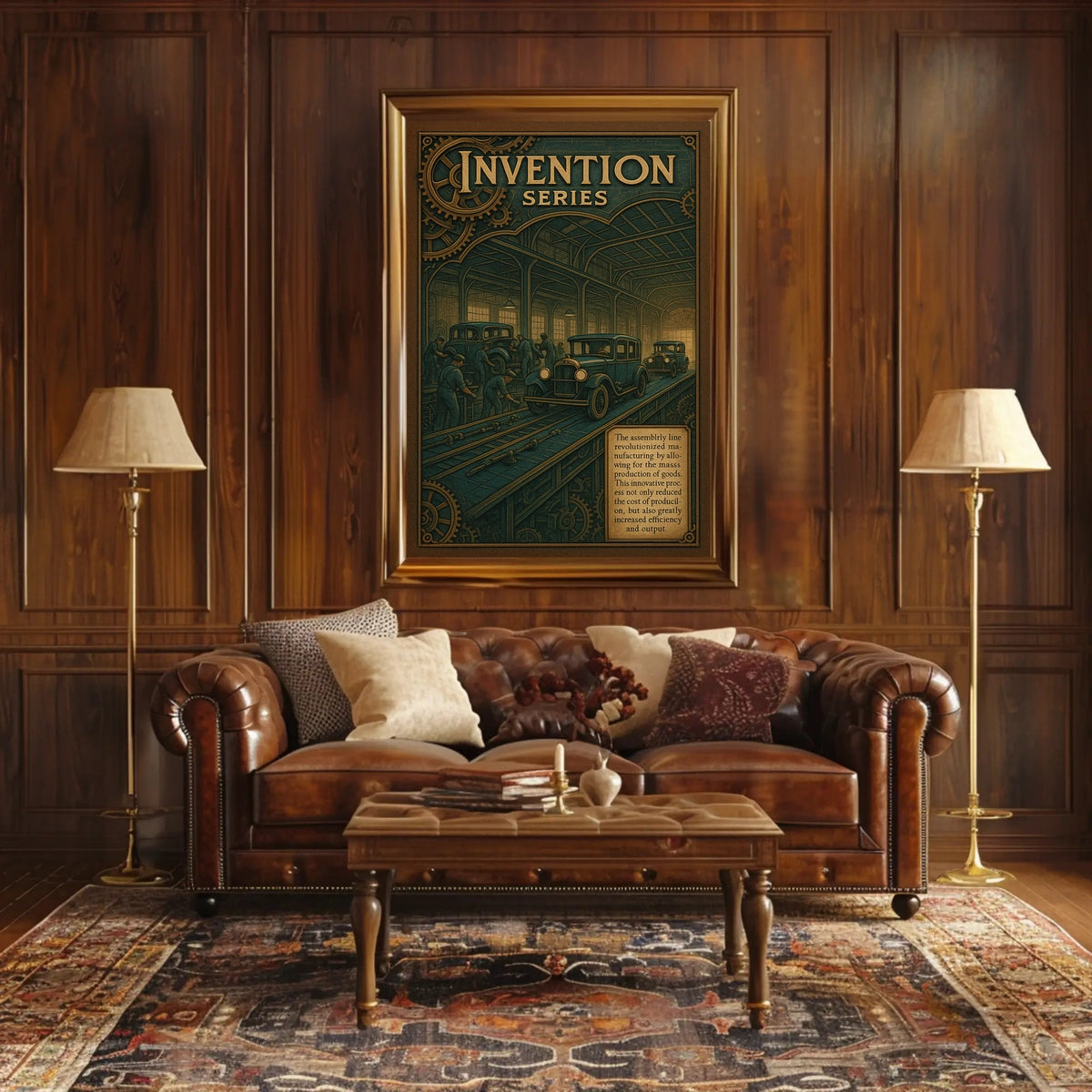 Invention Series The Assembly Line Poster