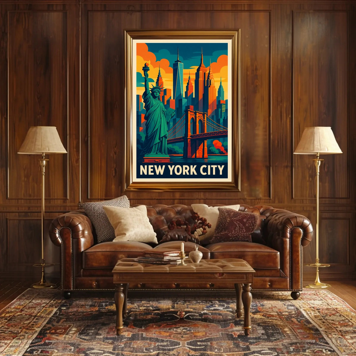 New York City Skyline Poster
