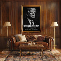 Donald Trump Visionary Modern Times American Pride Patriotism Photography Realism Leadership Poster