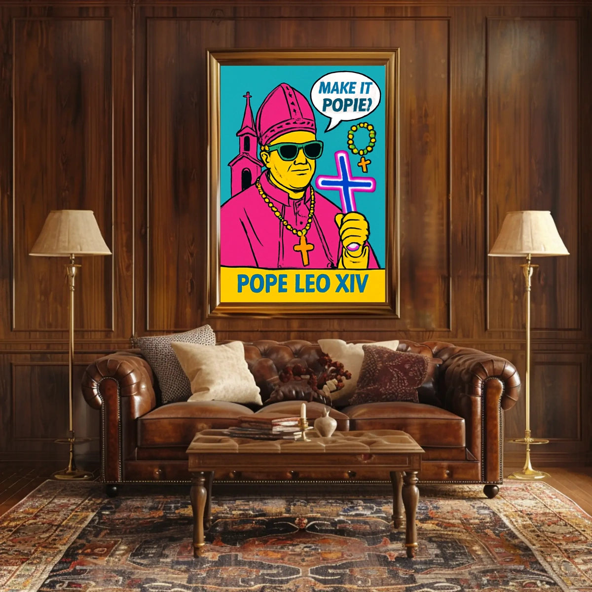 Pope Leo Xiv Poster