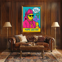 Pope Leo Xiv Poster
