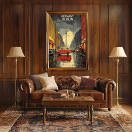 Berlin in the Rain Poster