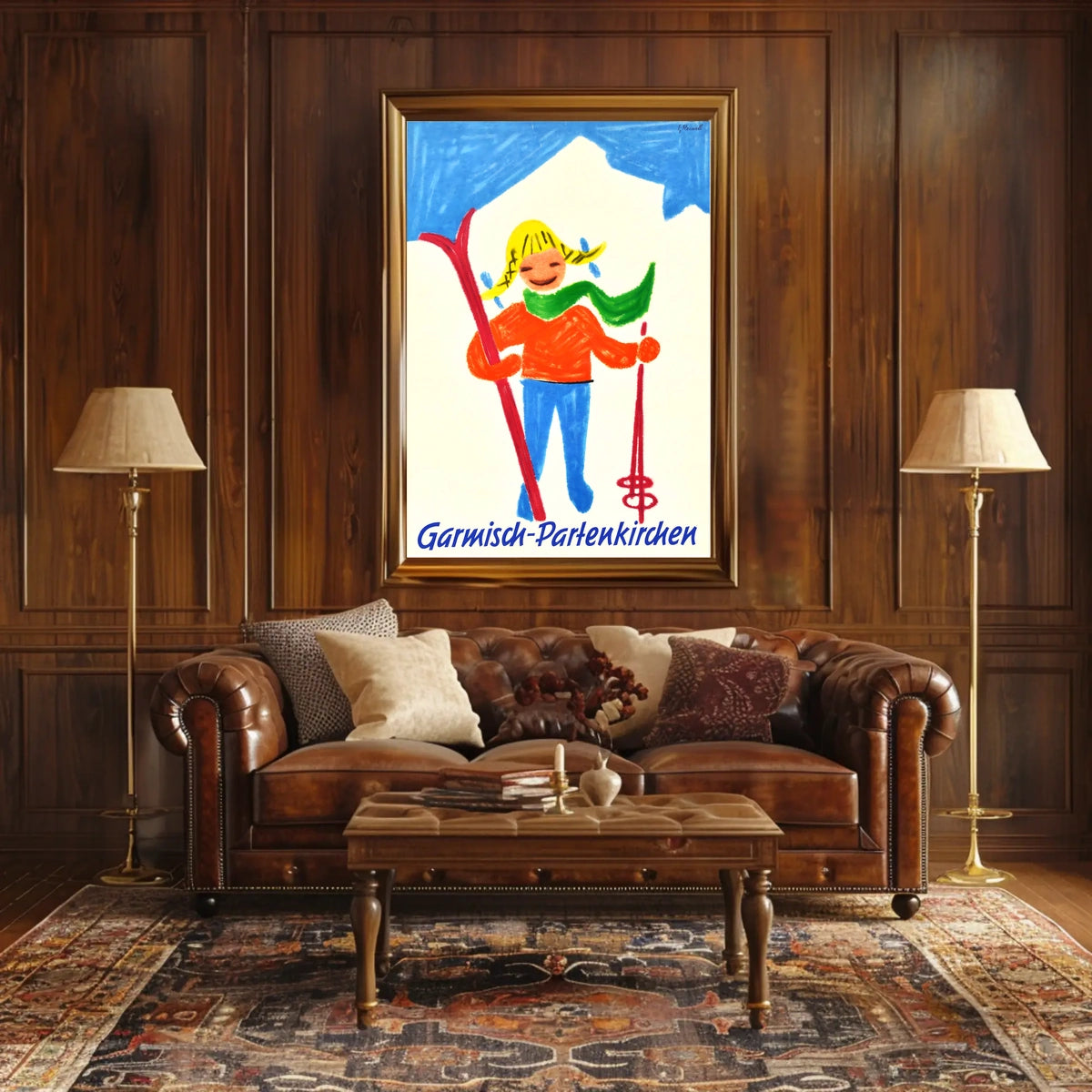 Garmisch-Partenkirchen Winter Fun Poster