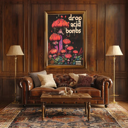 Drop Acid Bombs Poster Art Print for Home Decor PosterGoat