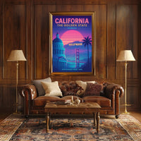 California The Golden State Poster