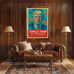 Donald Trump Vibrant Leadership Reimagined Poster