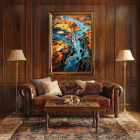 Flowing Landscapes Poster