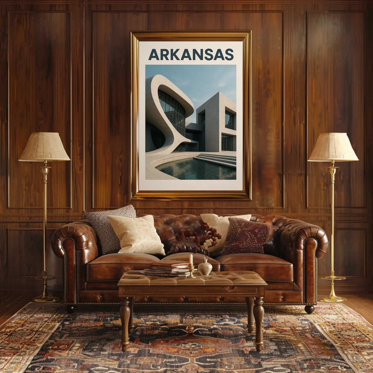 Modern Architecture In Arkansas Modern Poster