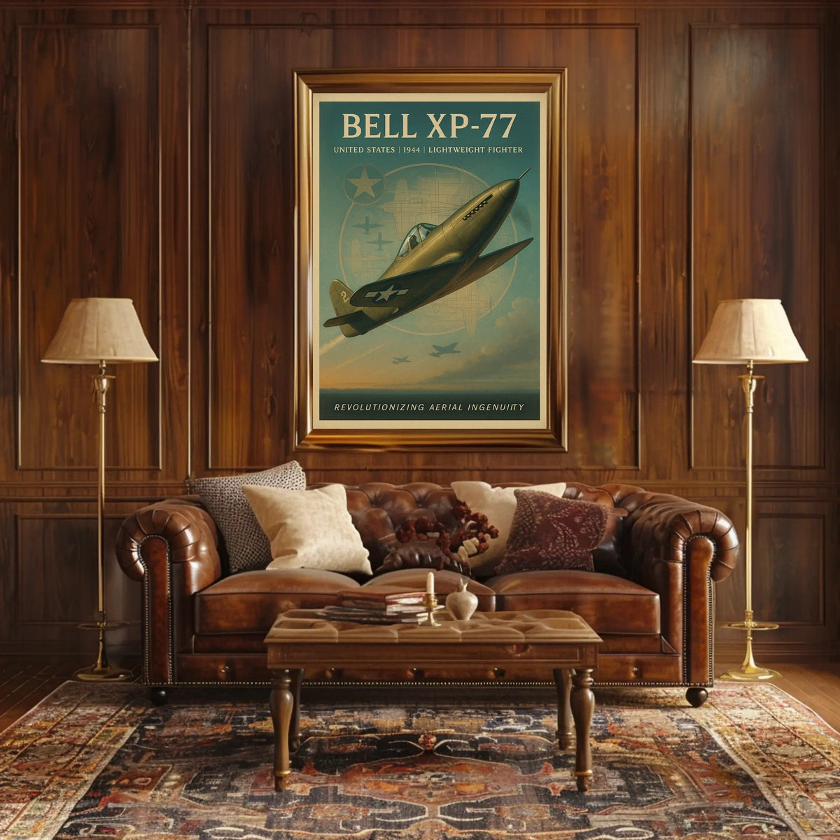 Bell XP-77 Lightweight Fighter Poster