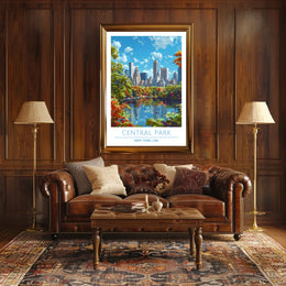 Central Park in Autumn Poster