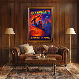Remember The Alamo Poster