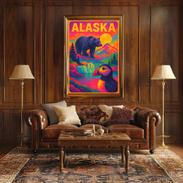 Alaska Wildlife Wonders Poster