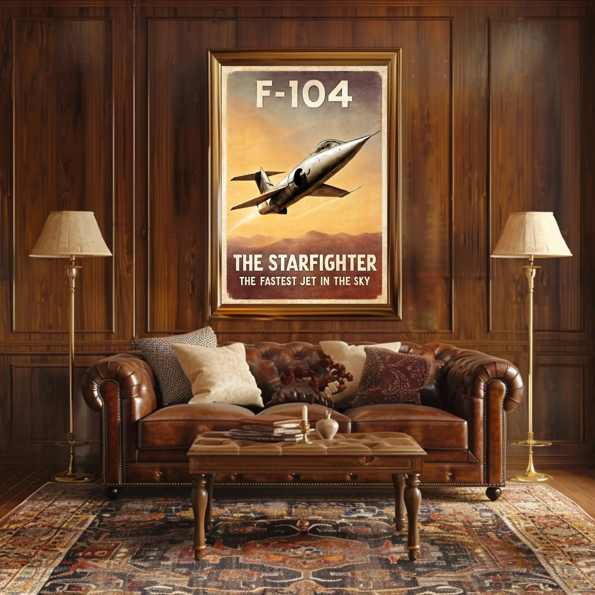 F-104 Starfighter The Fastest Jet Poster PosterGoat