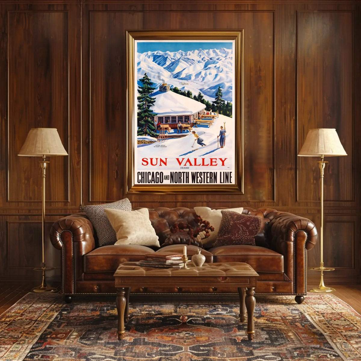 Sun Valley, Idaho Chicago And North Poster