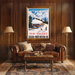Sun Valley, Idaho Chicago And North Poster